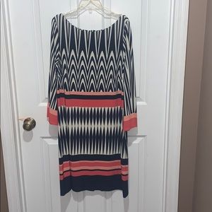 J Howard patterned Shift dress